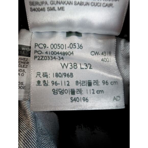 Levis 501 XX Jeans Men 38(40)x32 Blue Button Fly Original Fit Dark Wash Y2K - Picture 8 of 8